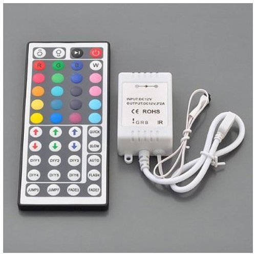 Controlador Controller + mando a distancia IR para RGB LED cinta luminosa