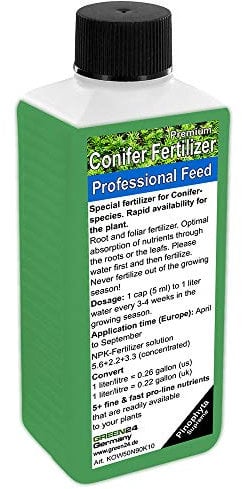 GREEN24 Fertilizzante liquido per conifere – Pinophyta Fertilizzante liquido HighTech NPK, radice, terreno, fertilizzante fogliare