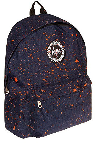 HYPE Damen und Herren Rucksack (Speckled Navy/Orange), One Size