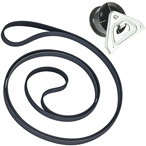 SPARES2GO 1991 H6 Drive Belt + Pulley Jockey Wheel For Indesit Tumble Dryers