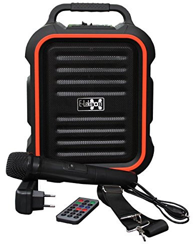 E-Lektron EL16-P tragbare Soundanlage USB/Bluetooth PA Soundsystem mit Mikrofon Sprachverstärker
