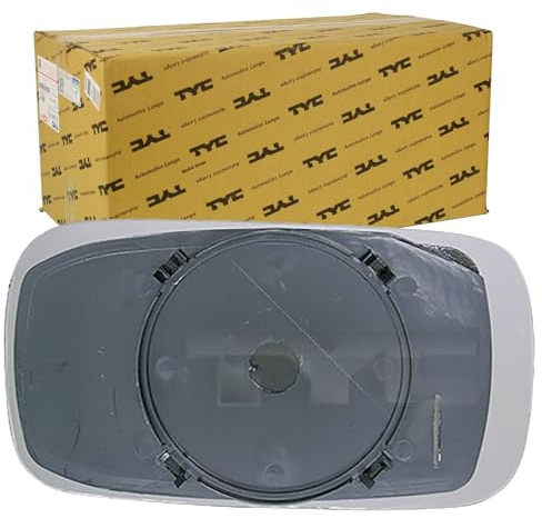 TYC Spiegelglas, Außenspiegel 309-0016-1 links, plan | Kompatibel mit: FIAT PUNTO, PUNTO Van