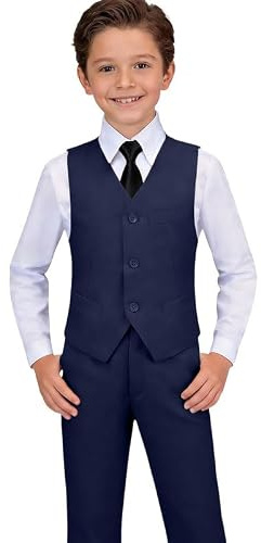 Visaccy Jungen Anzüge Slim Fit Kleid Kleidung Ring Träger Outfit