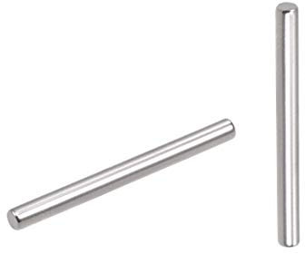 sourcing map 100stk. Passstift 304 Edelstahl Regalheringe Stützregale Silber Ton 2mm x 22mm