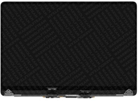 WARWOLFTEAM Repuesto compatible con Apple MacBook Pro Retina de 15.4 pulgadas A1707 2016-2017 LCD MLH32LL/A MLH42LL/A EMC 3072 MPTR2LL/A MPTT2LL/A EMC 3162 (plateado)