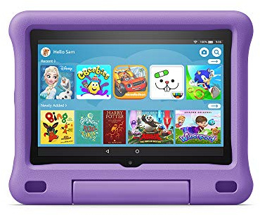 Amazon Fire HD 8 Kids tablet | for ages 3-7 | 8 HD display, 32 GB | Purple Kid-Proof Case (2020 release)