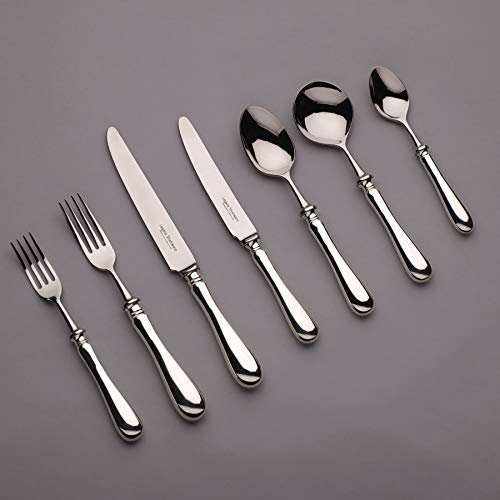 Baguette Pattern 44 Piece Hallmarked Sterling Silver Canteen of Cutlery - Made in Sheffield by Legacy Silverware