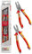 Nws VDE 2 Piece Chrome PLIER Set | Pliers Sets Tools, 1 X Qty - NW860-3K