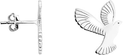 SOFIA MILANI - Damen Ohrringe 925 Silber - Tauben Vogel Ohrstecker - E1301