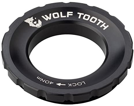 Wolf Tooth Centerlock Rotor Lockring schwarz