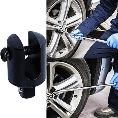 NTI BlueSpot Power Bar 1/2 inch Drive Replacement Head Strong Flex Breaker Wheel Wrench Socket DIY Extension Mechanics CRV Knuckle Hand Tools UK Free P&P, Black