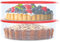 HOUZZKINGZ USA Pie Carrier Cake Storage Container with Lid | 10.5 Large Round Plastic Cupcake Cheesecake Muffin Flan Cookie Airtight Tortilla Holder | Pie Keeper Transport Container