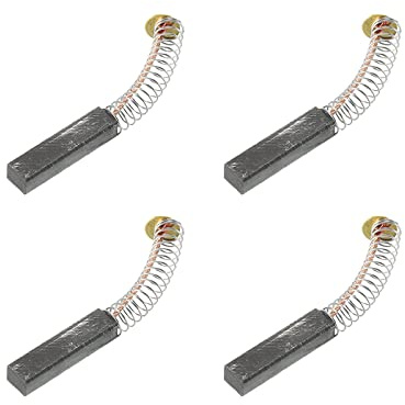 PATIKIL Carbonio Spazzole, Spazzola di Carbone di Ricambio, 20x5x4mm, 4pz | per Motori Elettrici, Potenza Strumento, Angolo Smerigliatrice, Tavolo, Ricambio Parte, Riparazione