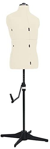 INLIFE Schneiderpuppe Verstellbar Männlich Creme Größe 37-45,4.35kg,288493