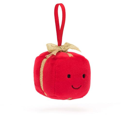 Jellycat Festive Folly Present - H : 7 cm x L : 7 cm