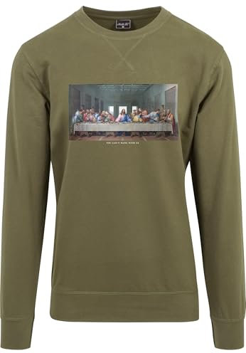 Mister Tee Herren Sweatshirt Can´t Hang with Us Crewneck Olive XL