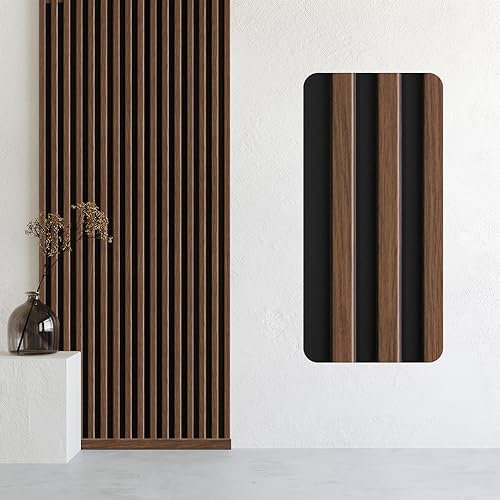 Bildershop-24 9er Set Wandpaneele & Deckenpaneele Dekowa in Eiche Braun Schwarz 130 x 10,7 x 1,5 cm Holzfarben Holzoptik