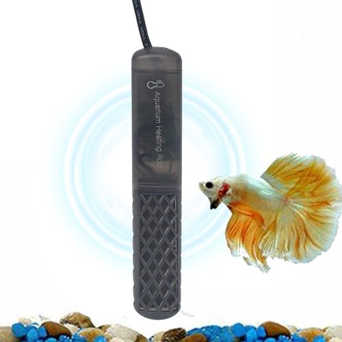 Honhoha Calentador de pecera,Calentador de termostato automático para Tanque de Acuario | Accesorios para acuarios de Agua Dulce y Salada, Aptos para Todos los Tanques