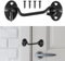 Amabro Chiusura a gancio e occhiello da 10,2 cm, in acciaio inox, con viti di montaggio, chiusura per porta fienile, gancio per armadio, sicurezza per privacy, per finestra, porta, camera da letto,