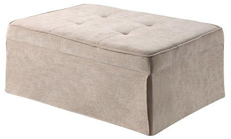 Atlantic Home Collection Multifunktionshocker Finn, extra breit, 100 x 70 x 41 cm, Creme