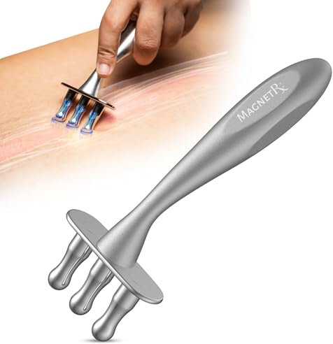 MagnetRX® Magnettherapie Massagegabel - Multifunktionaler Stift für Emotionscode- und Meridian-Magnete, Massagewerkzeug & Körperheilungsmagnete