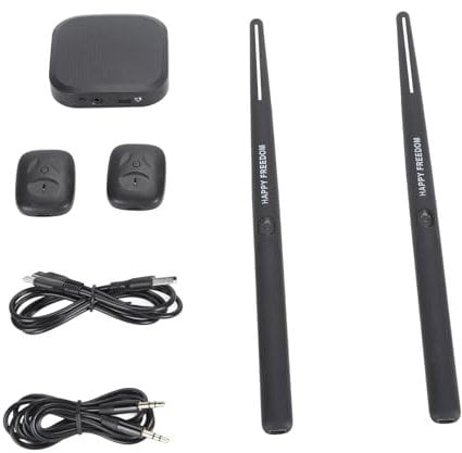 Virtual Air Drum Set, Langlebiges Elektronisches Schlagzeug mit Bewegungserkennung, Kompaktes Tragbares Trommeln mit Virtual-Reality-Technologie für Anfänger, und Erwachsene