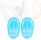 LYQNIHOB Set de 2 protège-oreilles en plastique bleu anti-taches - idéal pour préserver vos caches-oreilles de la teinture, de la coiffure, du bain et de la douche tout en protégeant vos oreilles,