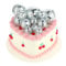 12 Stück Disco Kugel Cake Toppers, Disco Spiegel Ball Disco Kugel Kuchendekoration Discokugel Klein Silber Mini Discokugel Discokugel Deko Mini Discokugel Deko für 70er Jahre Party (6/5/3.5/2.5/2.3cm)