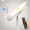 42W Stehlampe Wohnzimmer Grau, 4200LM LED Deckenfluter mit Seitenleuchten 2700K-6500K Stufenloses Dimmen , Fernbedienung und Touch-Steuerung, Moderne Dimmbar Stehlampe für Wohnzimmer Schlafzimmer Büro