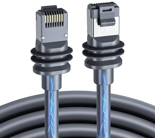 EDUP Starlink Cable 23M for Starlink Gen 3 / Mini, Starlink Mini V3 Waterproof Replacement Cable, Ethernet Cable Extension-Gray