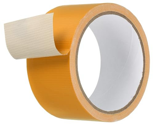 sourcing map RV Awning Repair Tape 2 Inch x 33 Feet, Waterproof Multipurpose Outdoor Repair Patch for Fabric Tarp RV Roof Awning Tent Sail Boat Cover (Yellow)