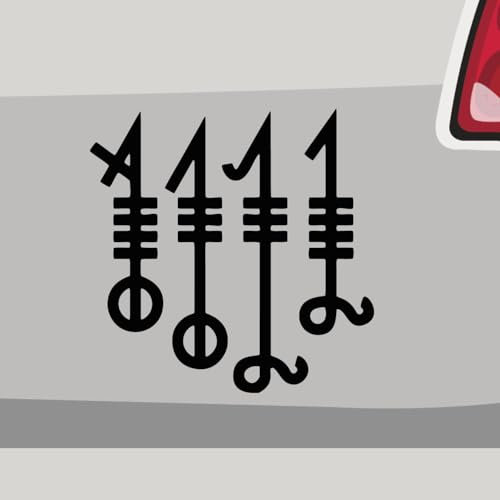 Aufkleber - Dorn des Schlafes Walhalla - Sticker, Folienaukleber für Auto, Motorrad, Fahrrad, Laptop, LKW (58x58cm | Grün)