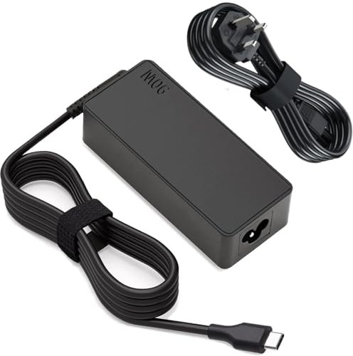 90W USB-C Type-C AC Charger for HP Spectre x360 13-AE015DX 15-bl000 for Dell LA90PM170 0TDK33 TDK33 Lenovo ThinkPad T480 T480s T580 T580s IdeaPad Yoga Series 90 Watt + FREE Power Adapter Cord