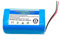 QCKRTAU 14,8 V Kehrroboterbatterie 18650B4-4S1P-AAF-4, kompatibel for DIBEA, kompatibel for Ecovacs, kompatibel for ILife, kompatibel for Liectroux(A2600mAH)
