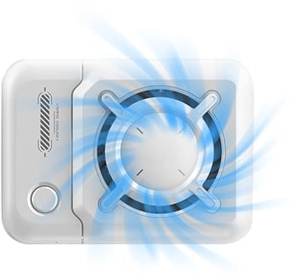Memo S 2/S3 Radiador De Manejo Extensible, Estiramiento De Gamepad Cooler, Radiador De Bajo Ruido De Aviones Ajustable, PC, Ventilador De Radiador Potente, Ruido Ultra-bajo O-peration Para Viajar