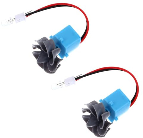 Mini Modell Generator, Kunststoff Windturbine Hydroelektrischer Generator Mikromotor Elektrizität Dynamo für DIY Lehre Wissenschaft Projekte