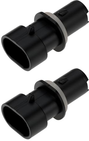 YINETTECH 2 Stücke Kennzeichen Licht Sockel 1217215 90442396 Kompatibel mit OPEL MERIVA B