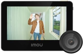 IM-VD1 Telecamera spioncino video Wi-Fi 5MP con schermo interno 4,3″ per porta