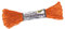 folia 9240 - Raffia Edelbast, 1 Bündel á 30 m in orange, Schnur aus glänzender Kunstfaser, ideal zum Basteln, zur Dekoration oder für Gestecke, Sträuße und andere floristische Arbeiten