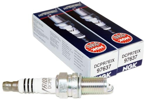 NGK Iridium IX DCPR7EIX Spark Plugs Compatible with 1999-2016 Harley Davidson Twin Cam (Pair)