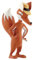 Bullyland 43650 - Spielfigur, Sandmännchen und seine Freunde, Herr Fuchs, ca. 8 cm