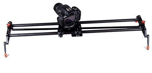 Gowe tragbar 120 cm Carbon Faser Kamera Schieberegler 120 Grad gedreht Winkel DSLR Video Slider Dolly Track Schiene Stabilisator