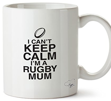 Hippowarehouse I Can't Keep Calm I'm a Rugby Mum Printed Mug Cup Ceramic 10oz