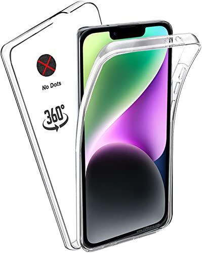 KP TECHNOLOGY Front and Back Case For iPhone 14 - (360°) Full Complete Protection iPhone 14 Case (Clear)