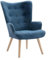 Vente-unique-Sessel - Stoff - Blau - VATELY