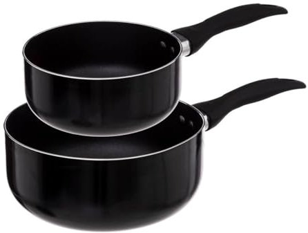 Five - Lot de 2 Casseroles en Aluminium revêtement Anti-adhérent D 16 et D 20 cm Tous Feux y Compris Induction