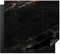 KitchenYeah© Coperchio Piano Cottura 60x52 cm Cucina Copri Fornelli Tappetino Induzione Antiscivolo Piastra Protezione Marmo - Nero - Oro - Chic - Aspetto del marmo - Design