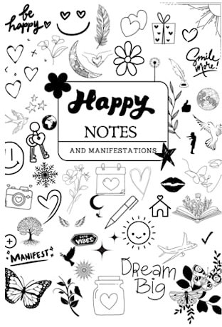 Happiness Journal with a spark of Notebook