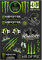 DINGFENG Moto Adesivi, Adesivi per Kit, Moto Adesivi Sponsor, Motocross Sticker Adesivi, per Decalcomanie per Moto, Sticker Motocross Grafiche, per Moto da Cross, Caschi e Skateboard