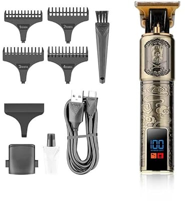 Sladdlös metallgräsklippare med Harley Becker-blad i rostfritt stål
